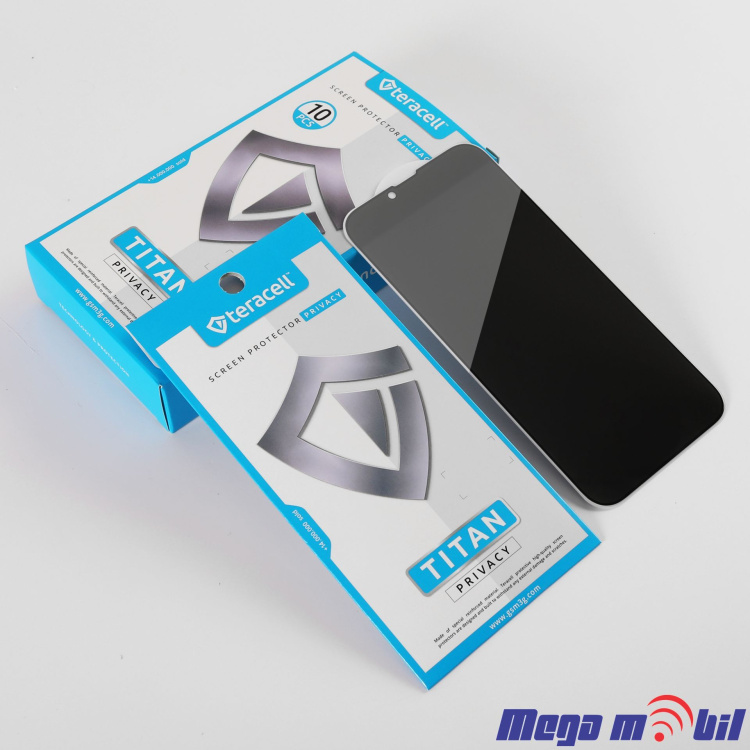 Tempered glass za Samsung S26 Ultra TITAN Privacy fingerprint support